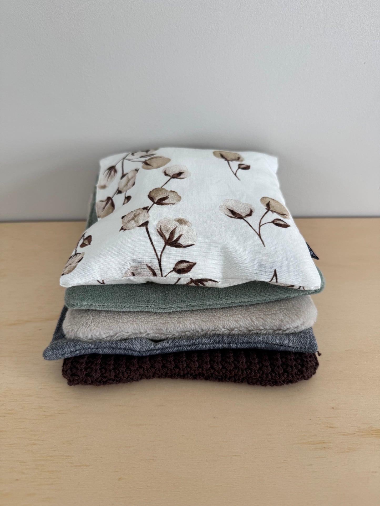 SENSORY BAGS | Setje Bloemen Katoen Groen