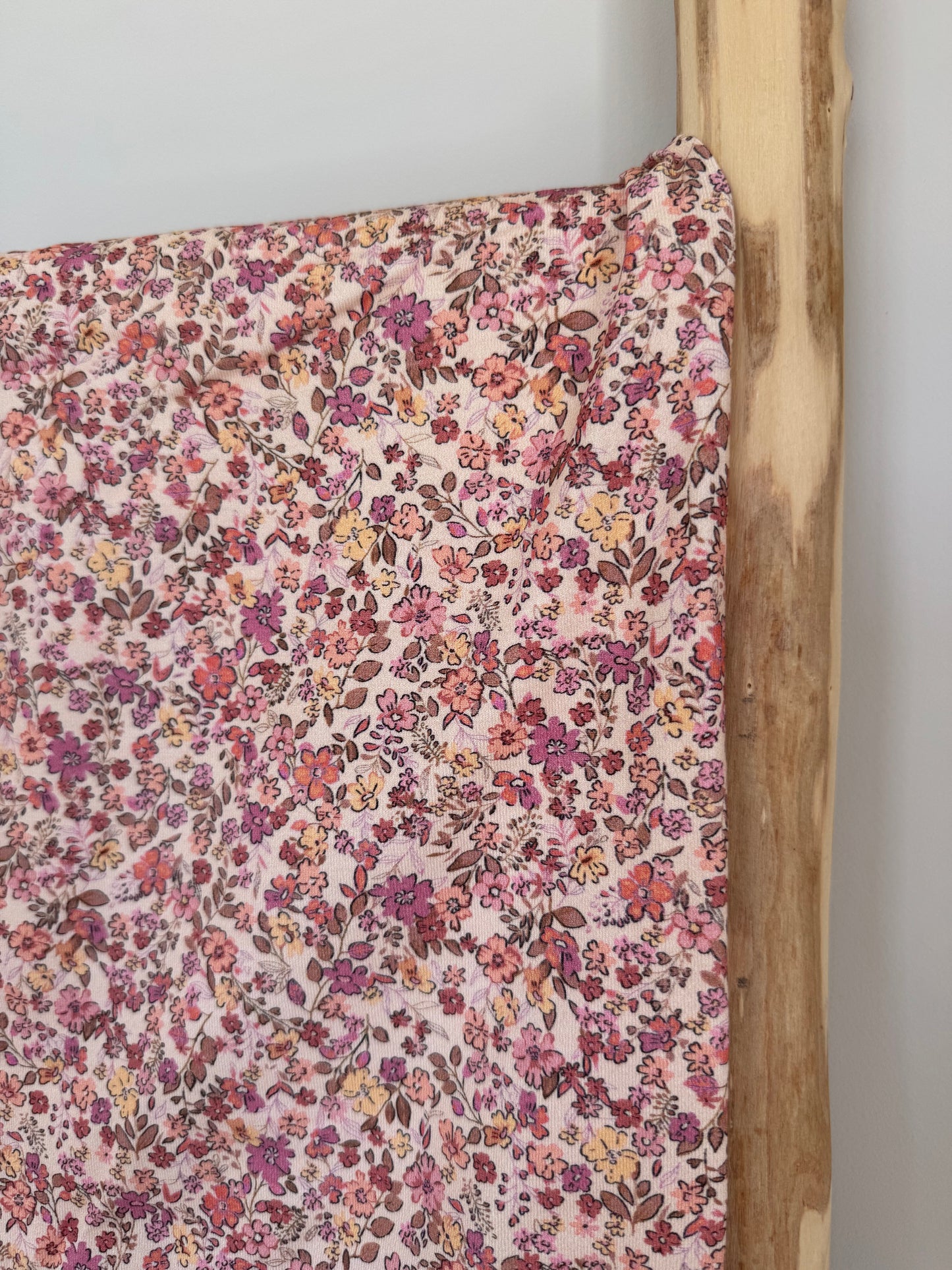 TRENDYBLOEMEN OUD LILA & GEEL TRICOT