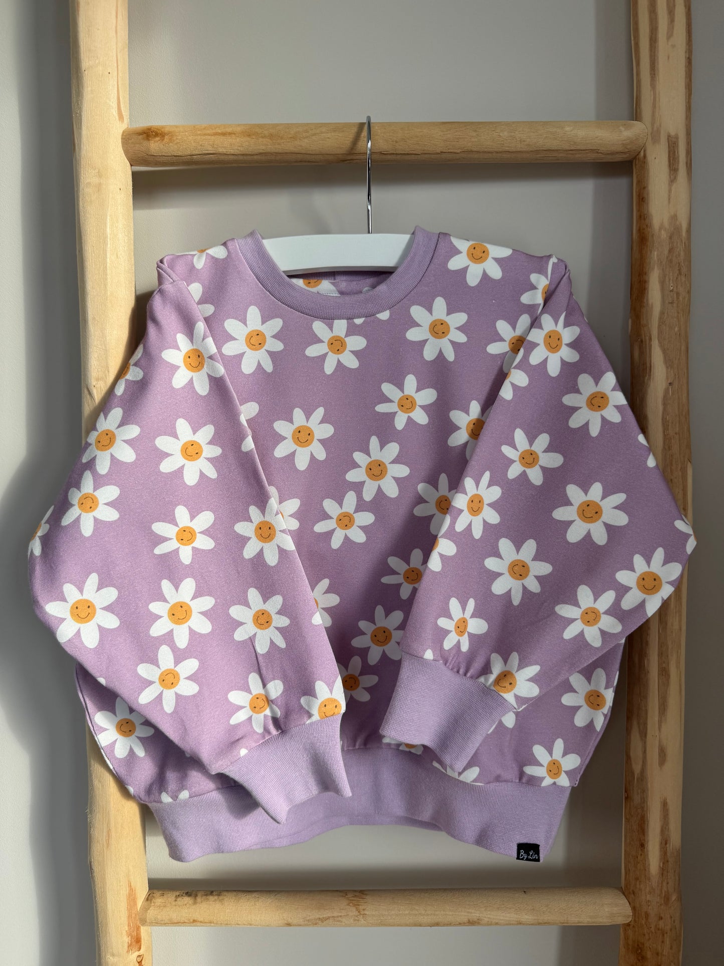 BLOEMEN | VROLIJKE BLOEMEN LILA TRICOT