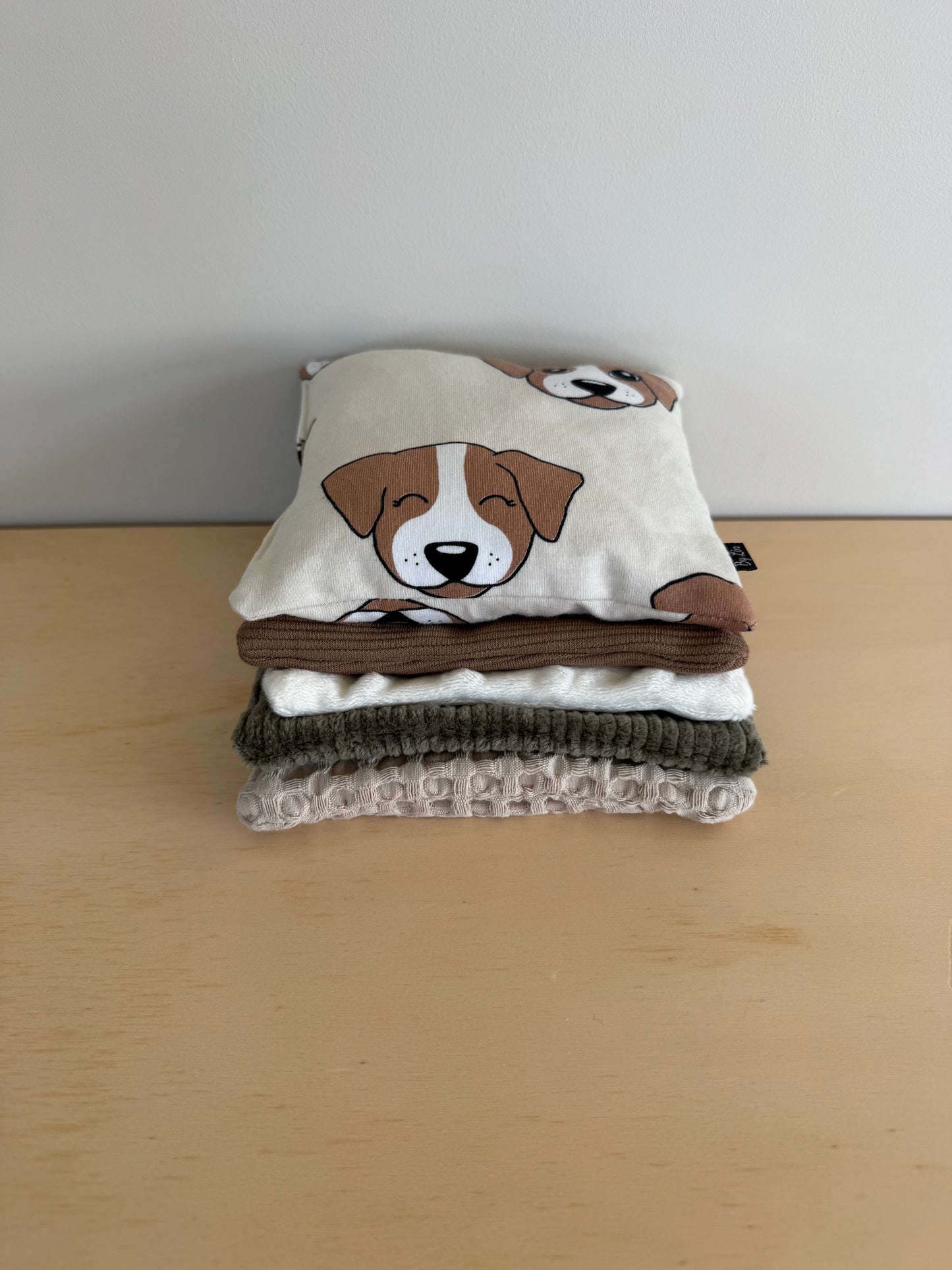 SENSORY BAGS | Setje Hond Groen Rib