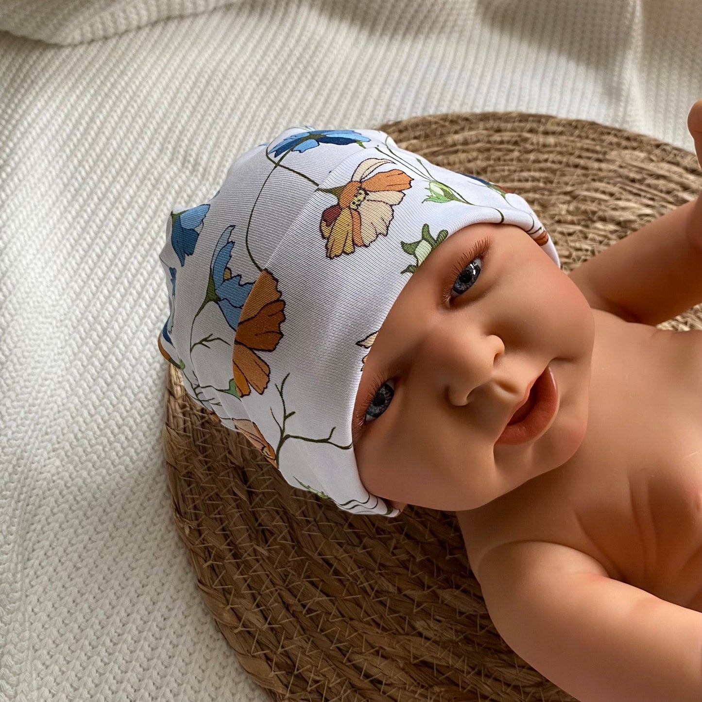 MUTS | Bloemen blauw oranje