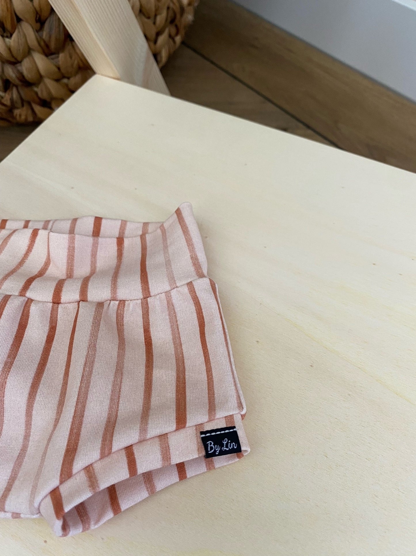 KORTE BROEK | Stripes Mango