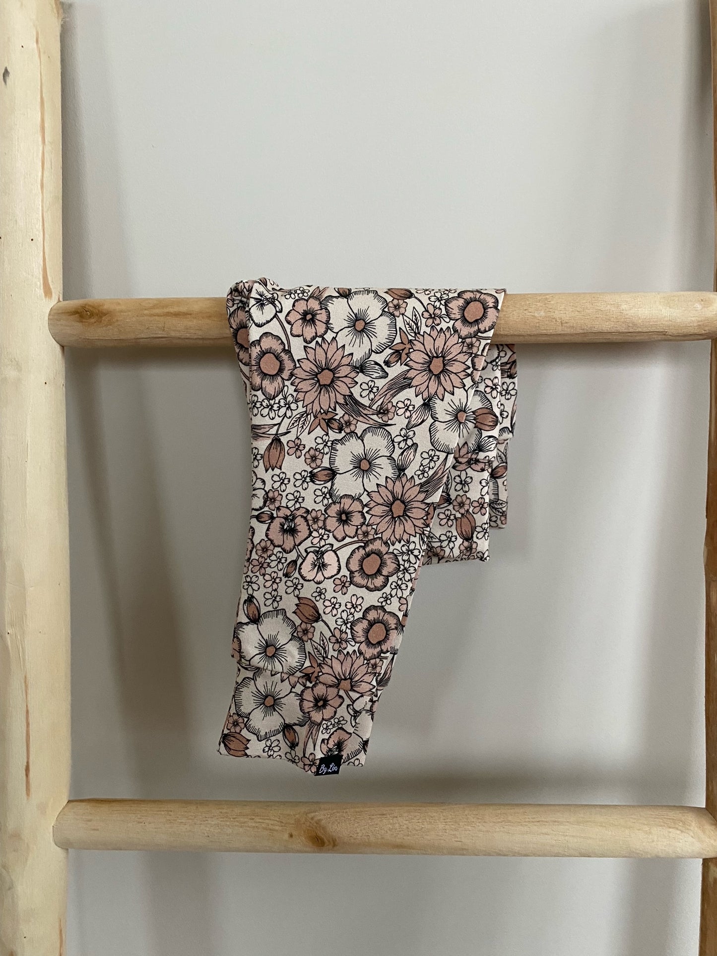 BROEKJE | Bloemen Creme roze