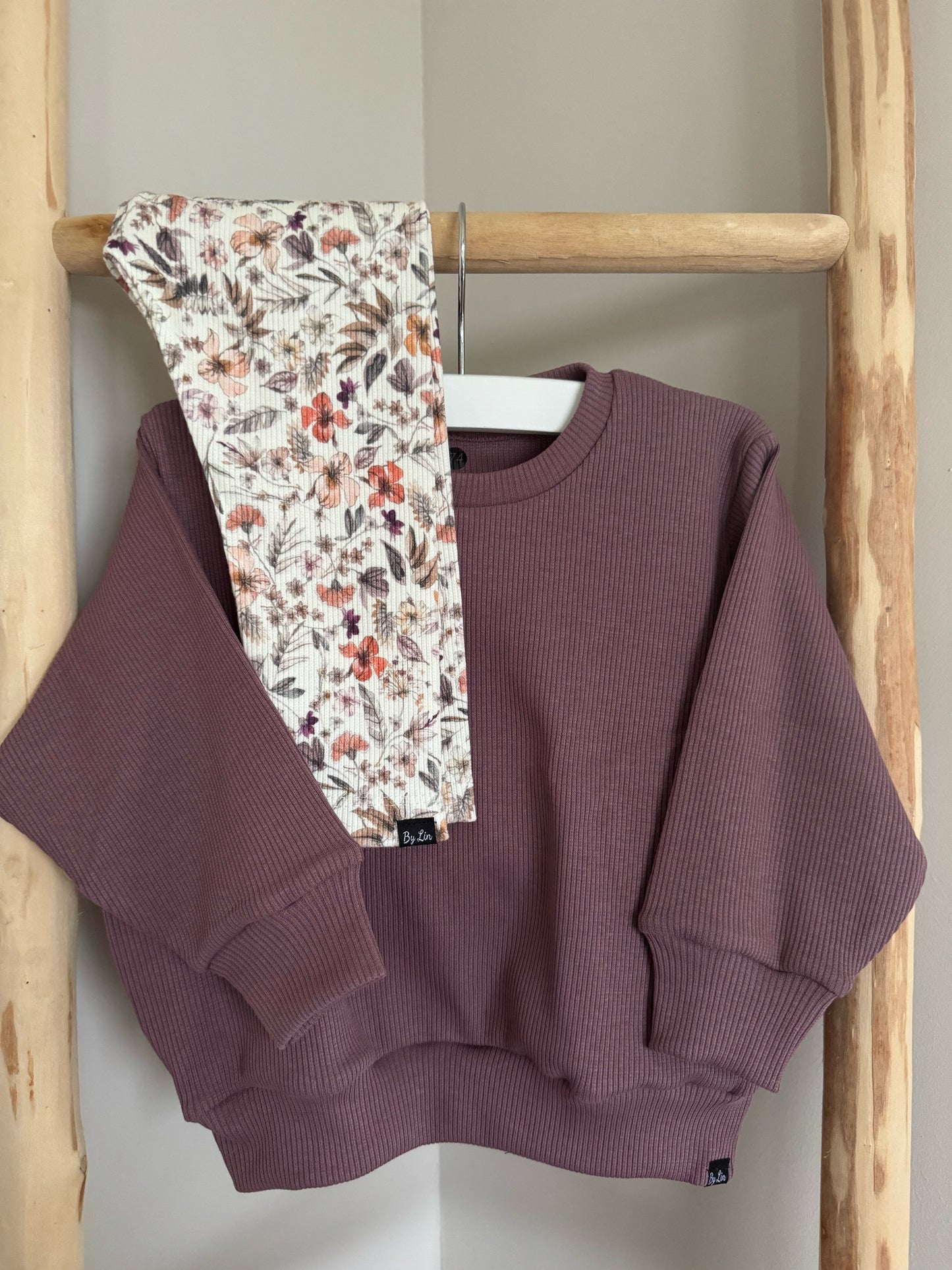 TRUI | Oversized rib paars