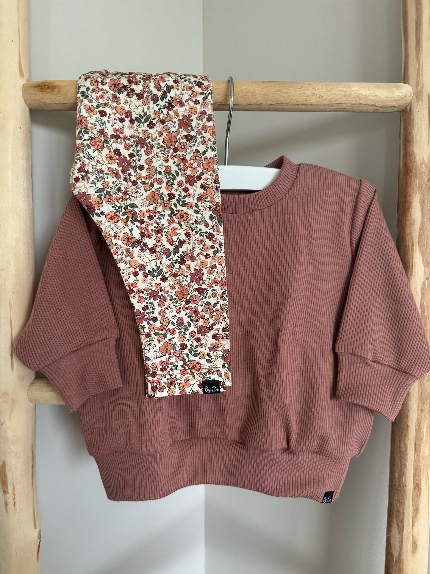 TRUI | Oversized rib klei roze