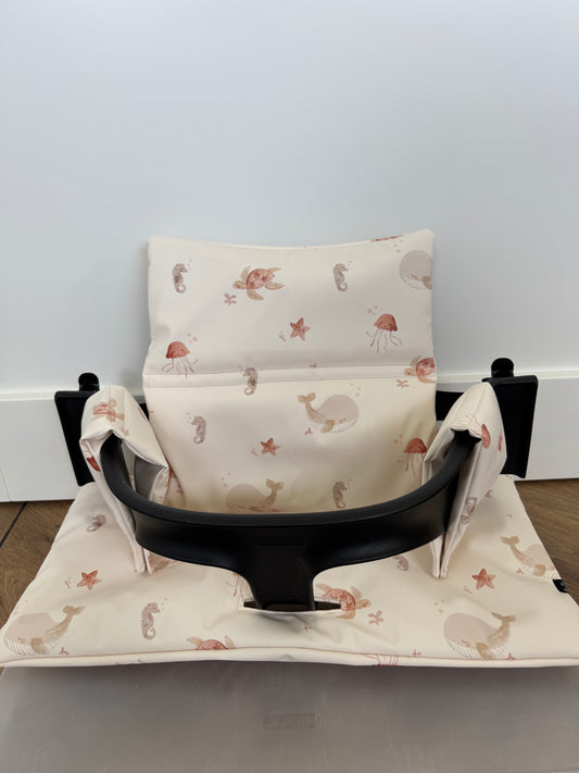 TRIPP TRAPP KUSSEN SET| Zeedieren crème waterafstotend