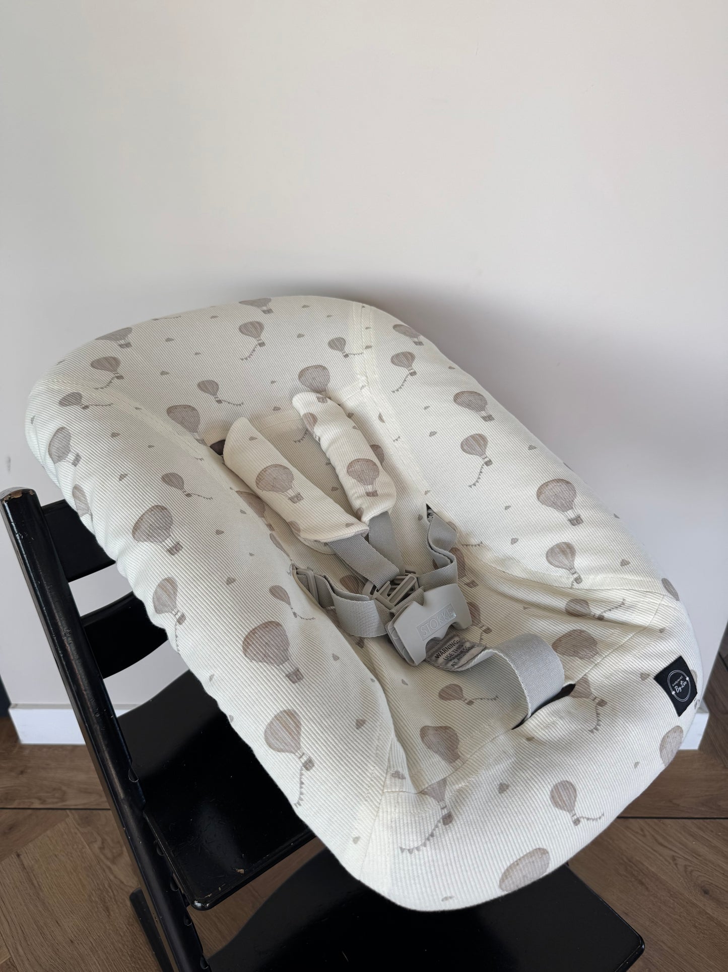 NEWBORN HOES | Luchtballon beige ribtricot