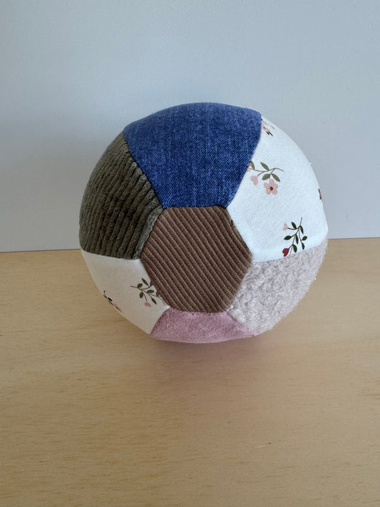 BALLONBAL | Bloemen rood/roze/spijker