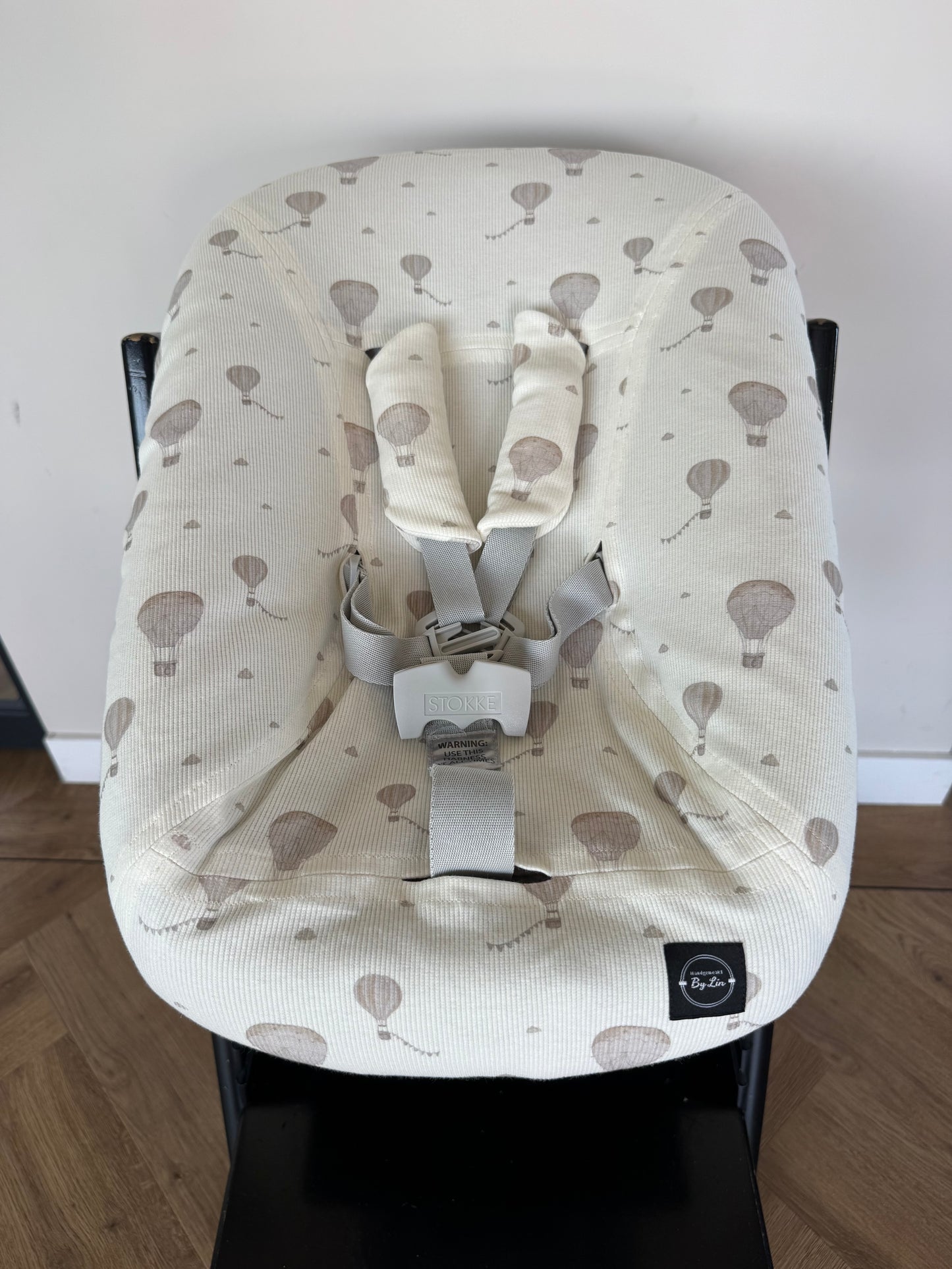 NEWBORN HOES | Luchtballon beige ribtricot