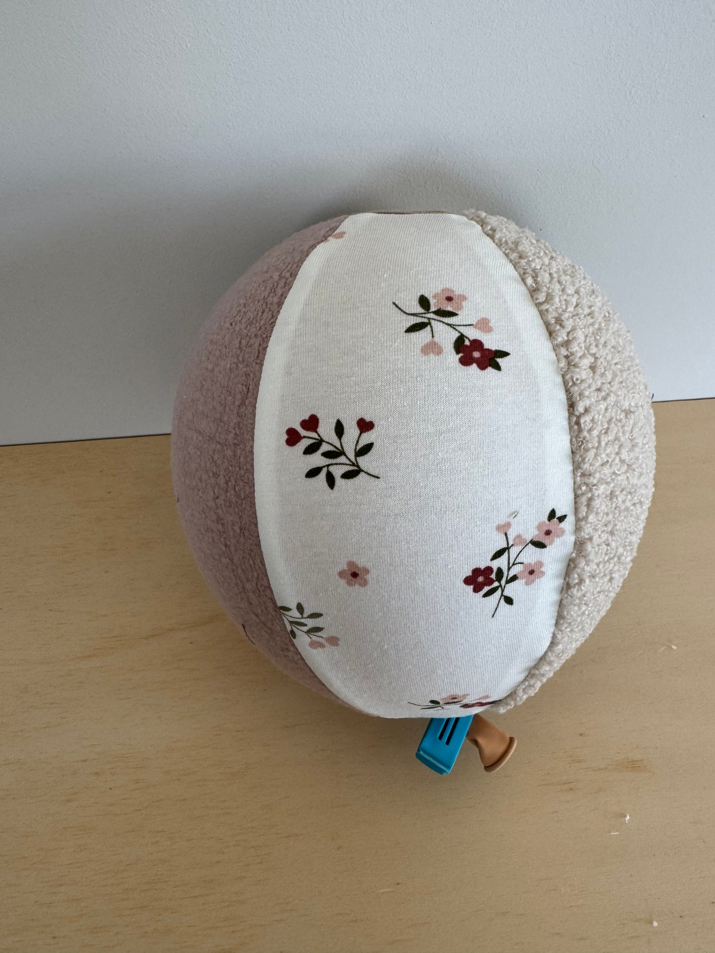 BALLONBAL | Bloemen roze/groen