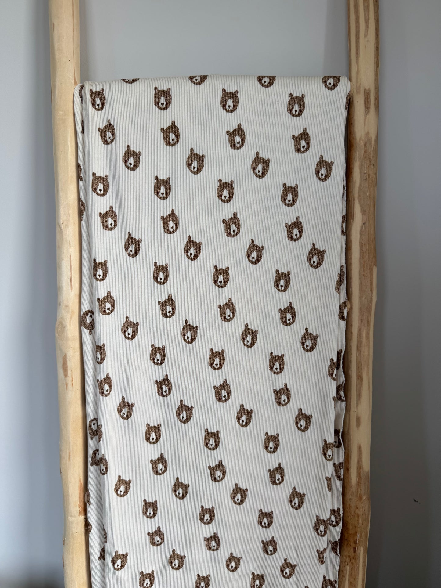 DIEREN |  SCHETS BEREN BEIGE RIBTRICOT