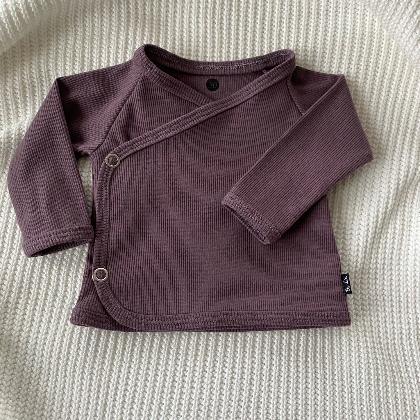 OVERSLAGSHIRTJE MAAT 44| Black plum