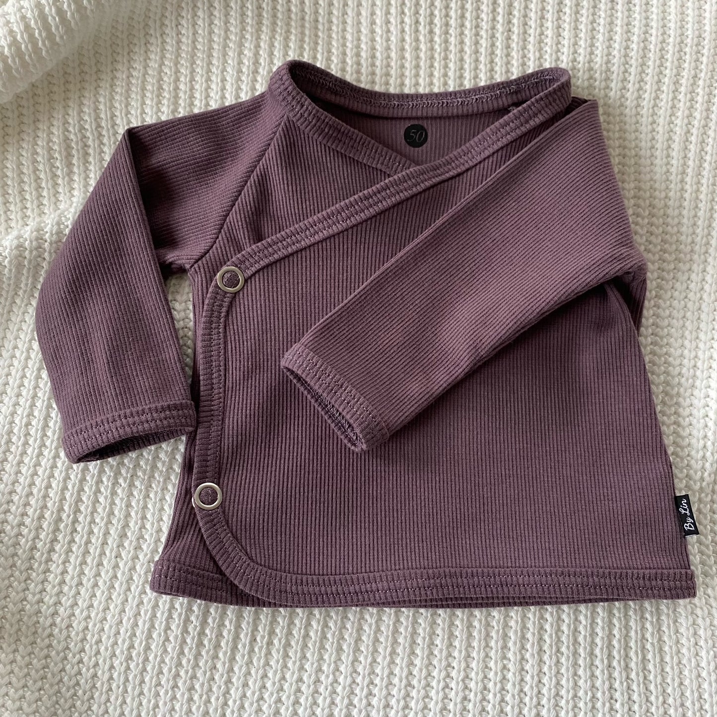 OVERSLAGSHIRTJE MAAT 44| Black plum