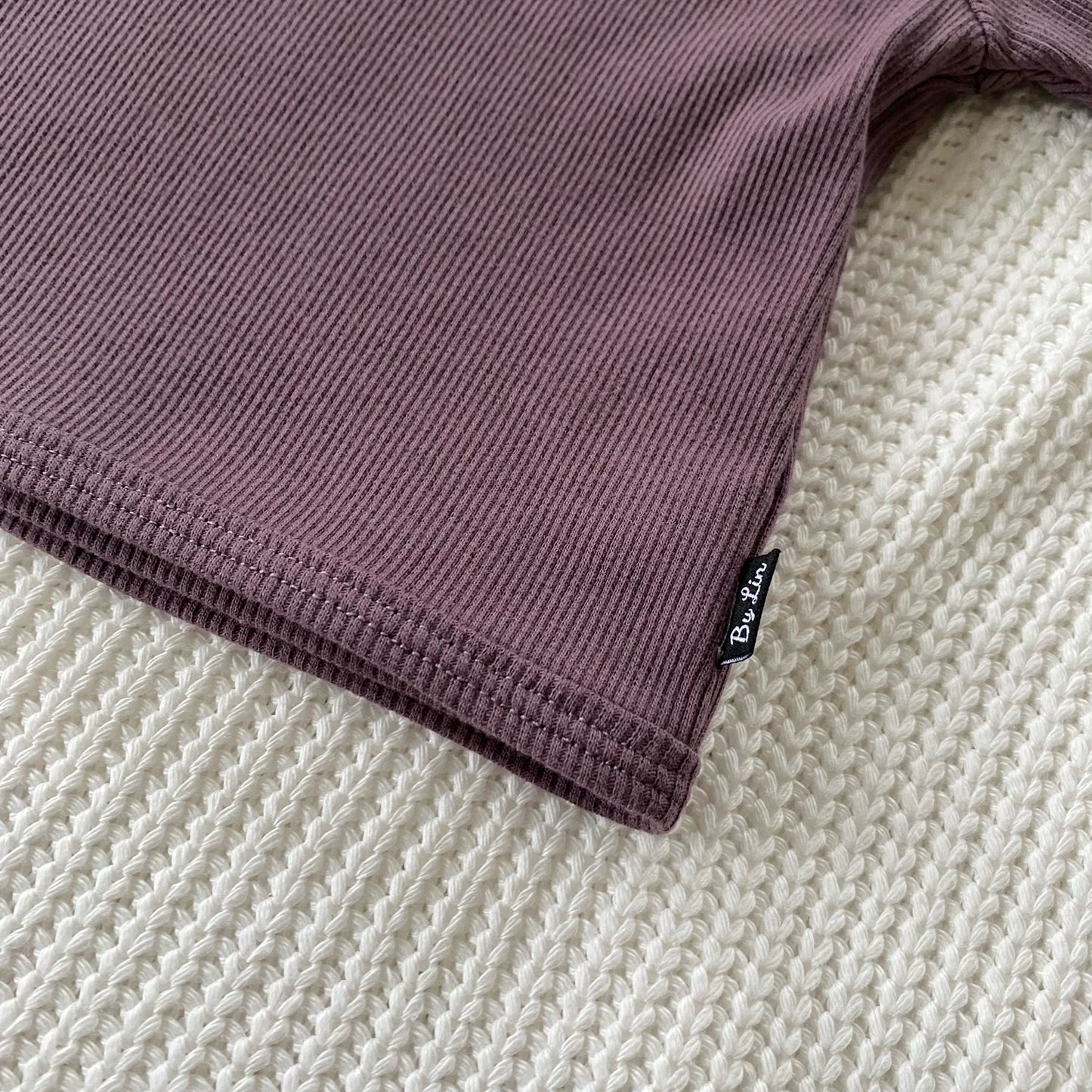 OVERSLAGSHIRTJE MAAT 44| Black plum