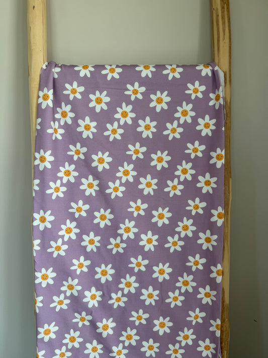 BLOEMEN | VROLIJKE BLOEMEN LILA TRICOT