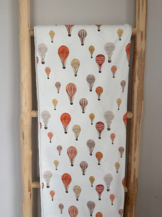 RIBTRICOT Luchtballon rood tinten