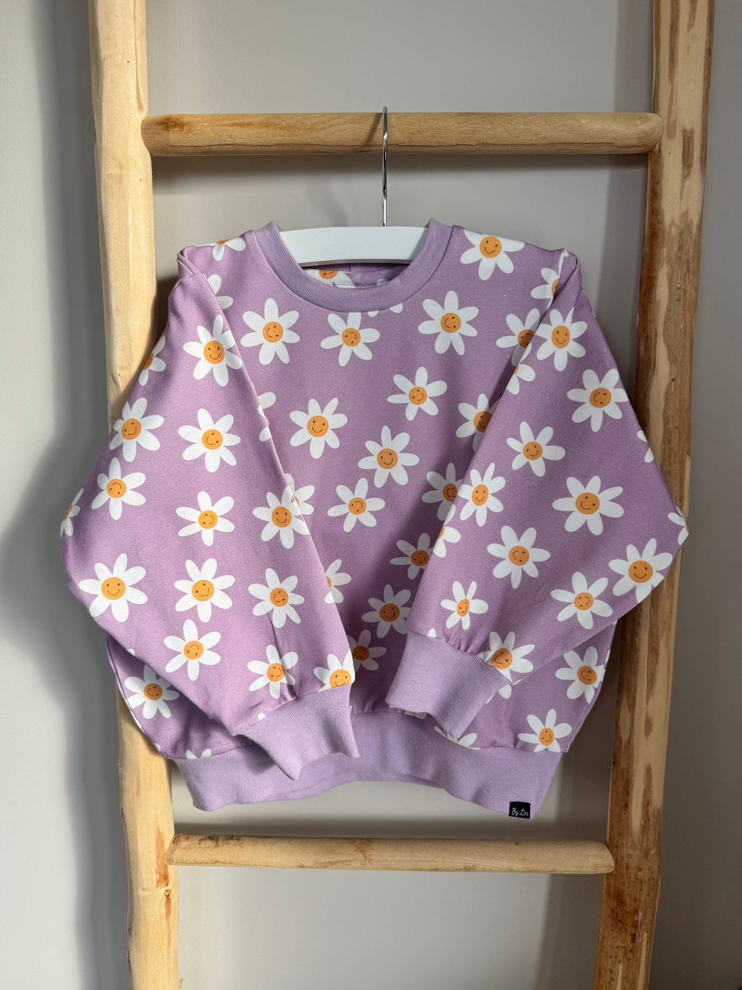 BLOEMEN | VROLIJKE BLOEMEN LILA TRICOT