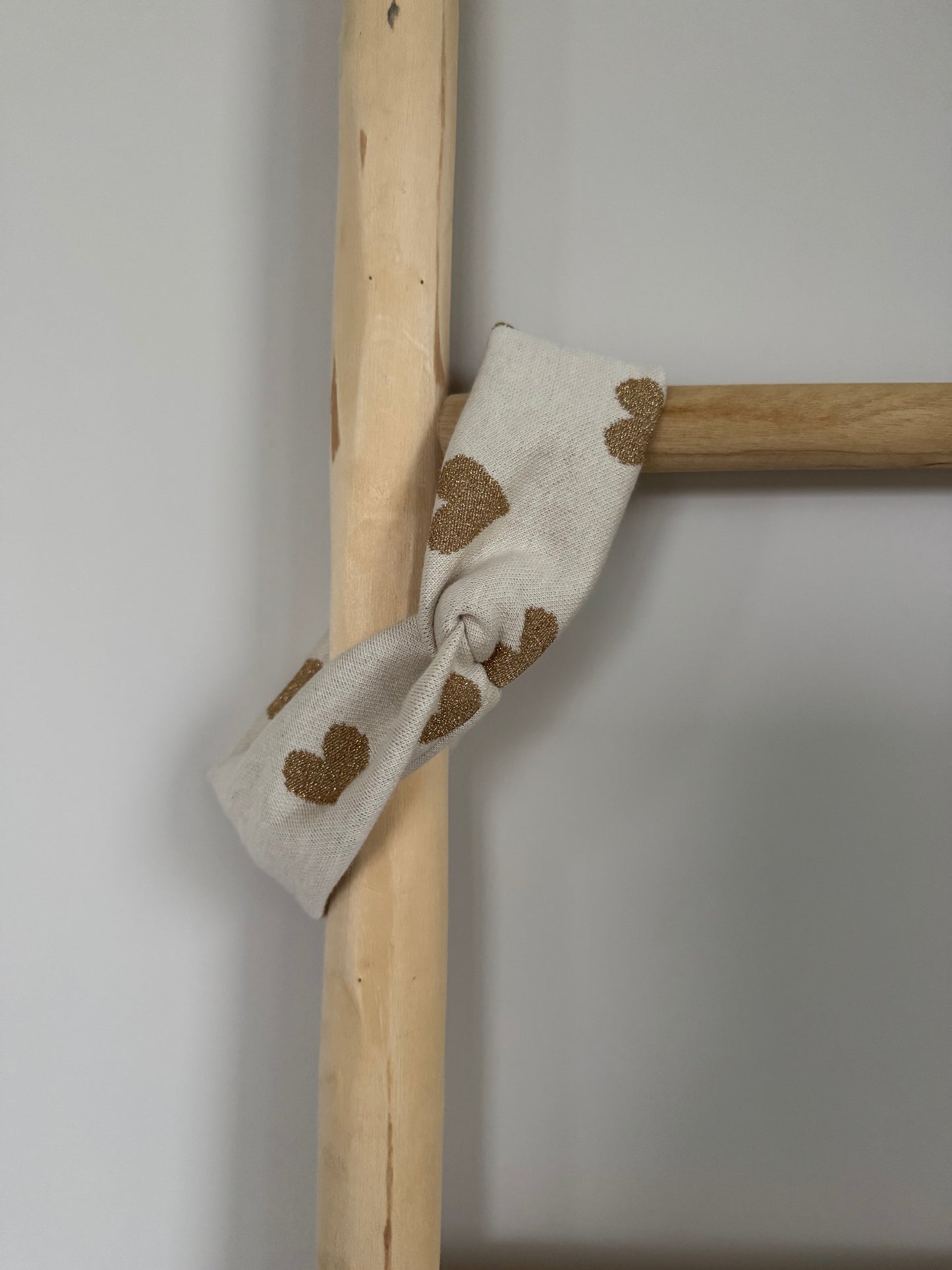 JACQUARD GEBREID LUREX HARTJES GOUD