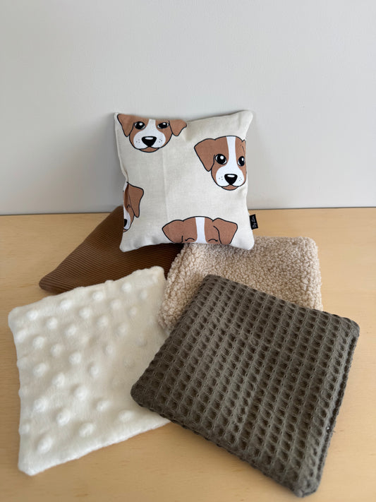 SENSORY BAGS | Setje Hond Bruin
