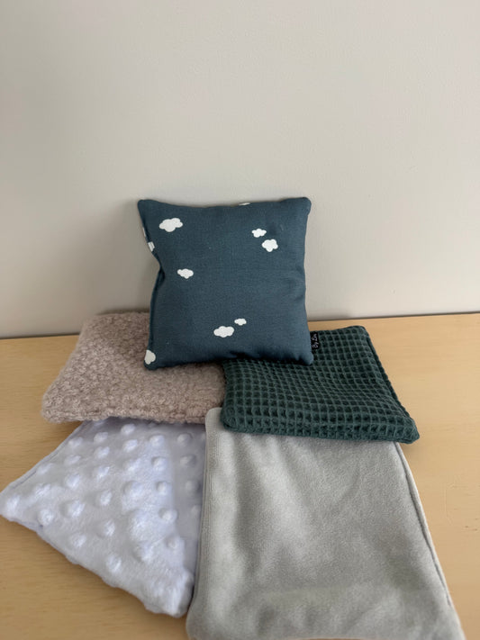 SENSORY BAGS | Setje Wolken Grijs