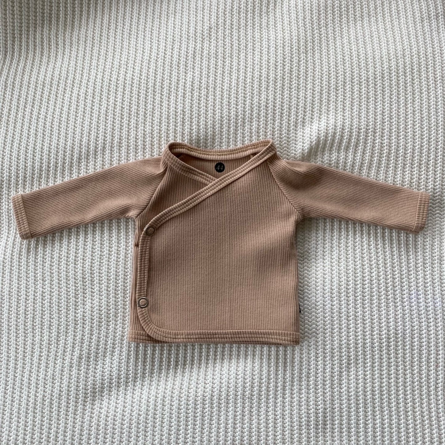 OVERSLAGSHIRTJE MAAT 44| Light Taupe