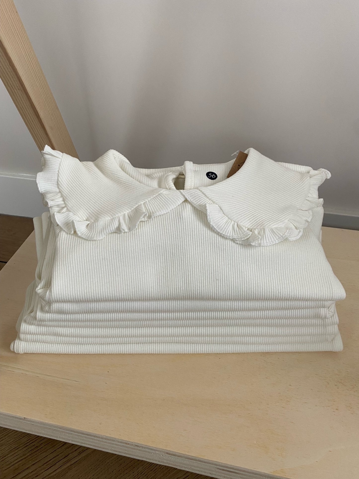 LONGSLEEVE | Off white met kraagje
