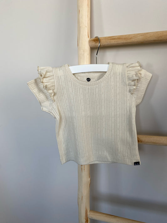 T-Shirt | Ajour naturel beige