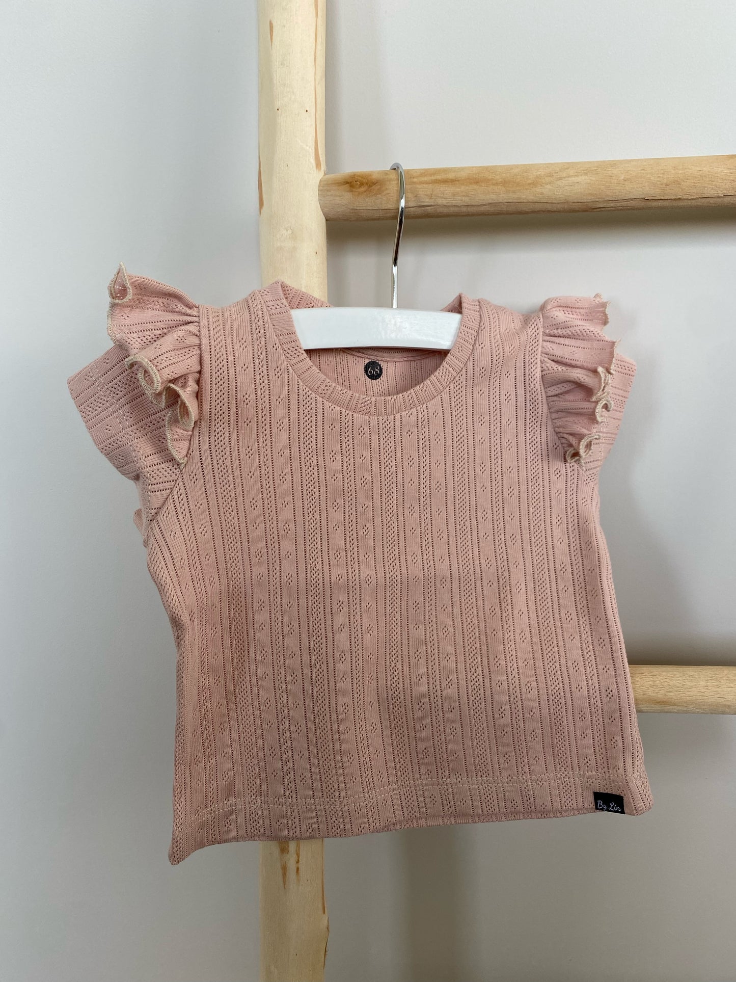 T-SHIRT | Ajour nude roze
