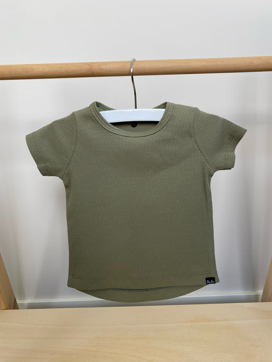 T-SHIRT | Rib groen