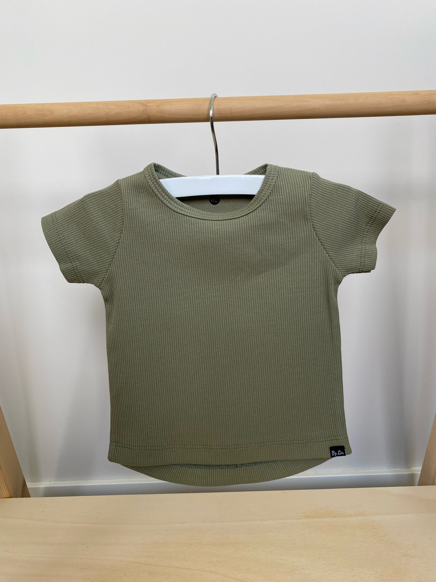 T-SHIRT | Rib groen
