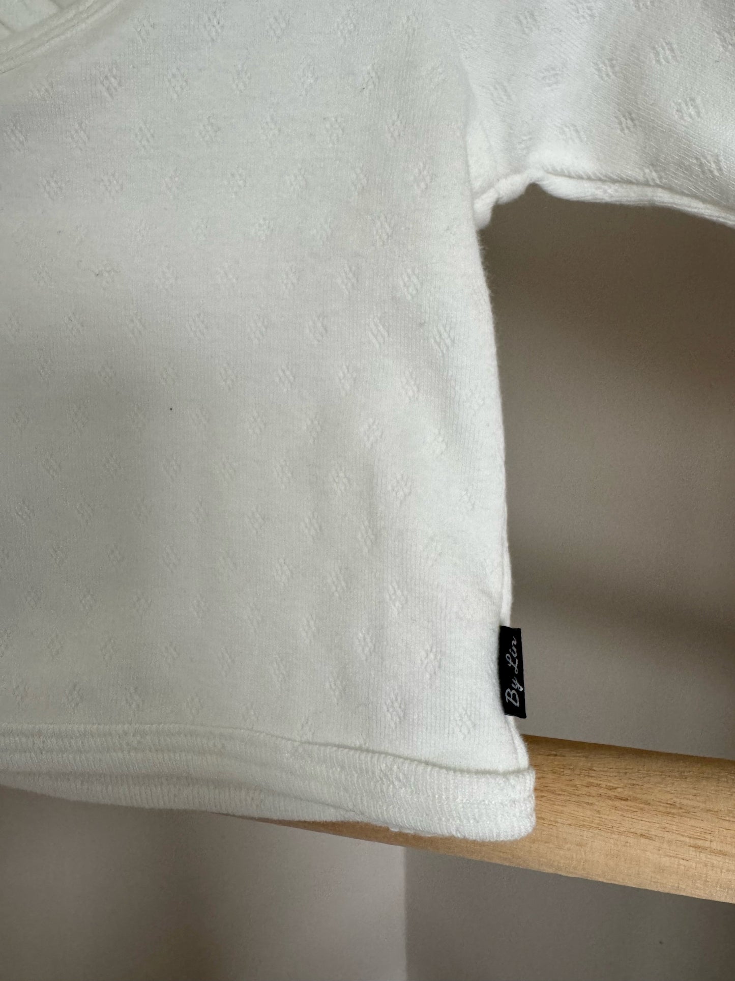 OVERSLAGSHIRTJE | Ajour off white